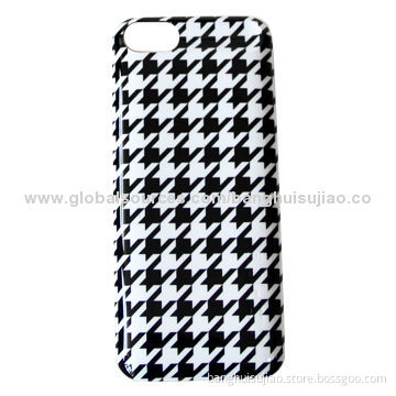 Factory direct sale on IML turnkey edge for iPhone 5/5s, black and white stripes classical design